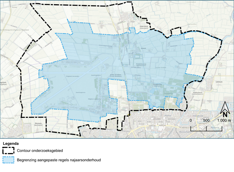 Kaart najaarsonderhoud 2025