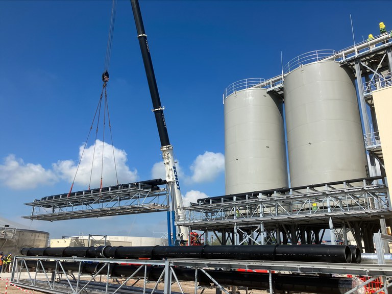 De bouw van de nieuwe slibontwateringsinstallatie Heerenveen.jpeg De bouw van de nieuwe slibontwateringsinstallatie Heerenveen.jpeg