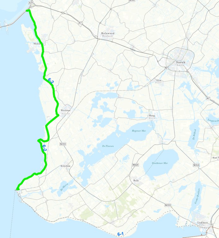 Kaart De IJsselmeerdijk tussen Stavoren en de Afsluitdijk voldoet aan de veiligheidsnormen (2).jpg